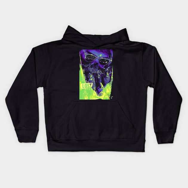 Lost Boy Horror Kids Hoodie by OrcaDeep